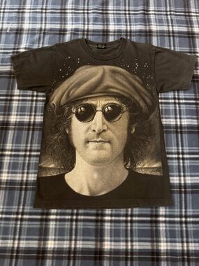 Jhon Lennon Mirror Print Shirt